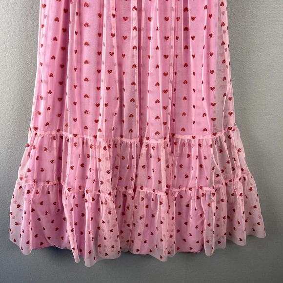 Betsey Johnson Pink Heart Midi Dress - Picture 5 of 16